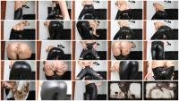 MissAnja FullHD 1080p Runny Lumpy Diarrhea In Leather Look Leggings [Farting, Poop, Defecation, Scatology, Solo, Latex, Rubber]