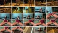 Devil Sophie FullHD 1080p Railway track piss & shit - Pissbattle on the platform with apple birth from the cunt [Poop Videos, Smearing, Piss, Efro, Pee, Farting, Poop]