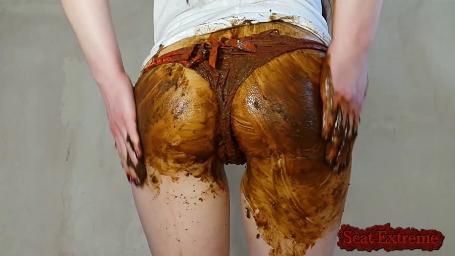 Anna Coprofield FullHD 1080p Orange Panties [Panty, Panties, Poop Videos, Scat, Smearing, Shit In Pantyhose]