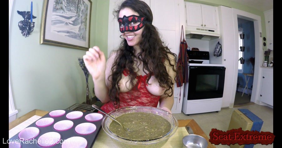 LoveRachelle2 4K UltraHD Baking Poop Muffins… Eat Them All, Slave [Big Pile, Farting, Poop, Extreme Scat, Scatology, Solo]