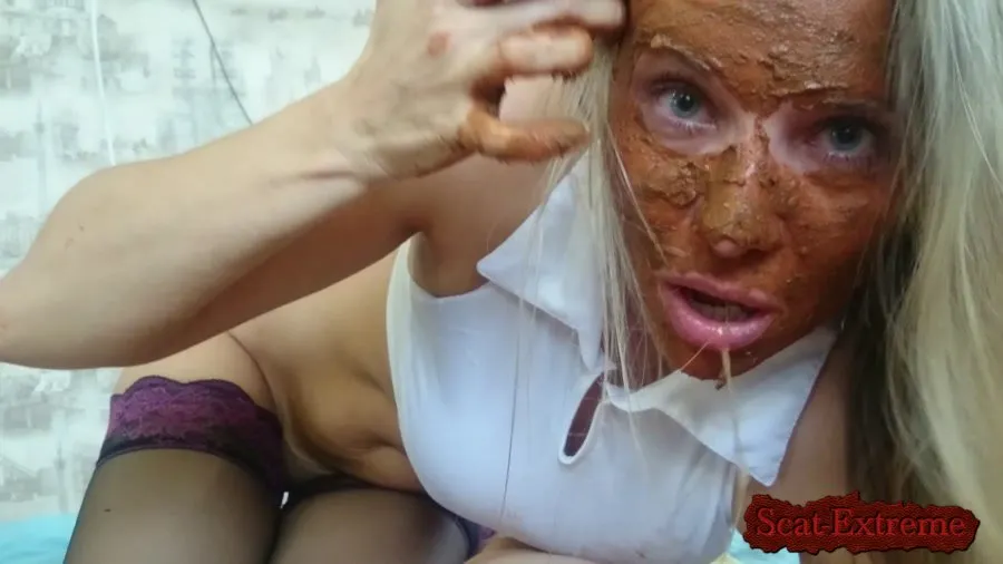 Brown wife FullHD 1080p Demonic scat blowjob [Scatology, Blowjob]