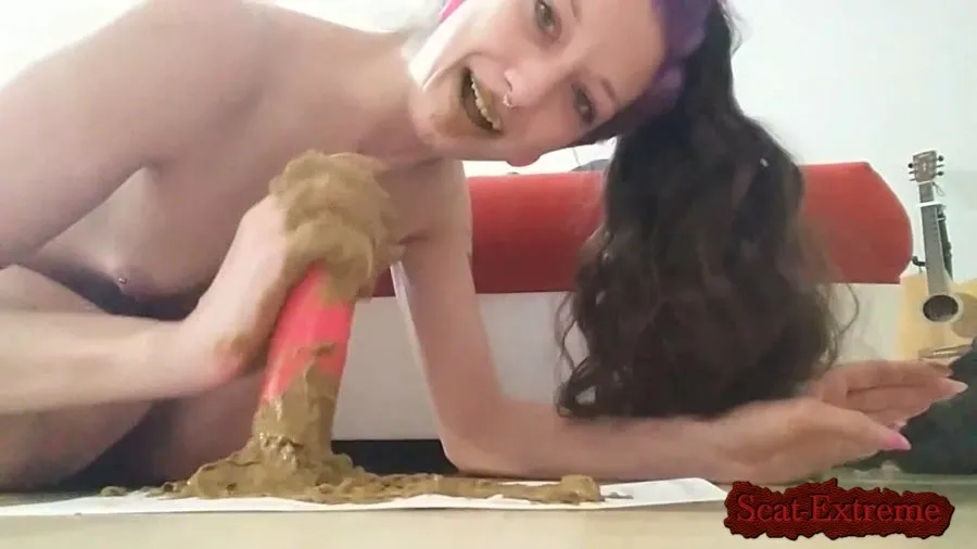 KV-TEEN FullHD 1080p Creamy shit on a stick [Masturbation, Solo]