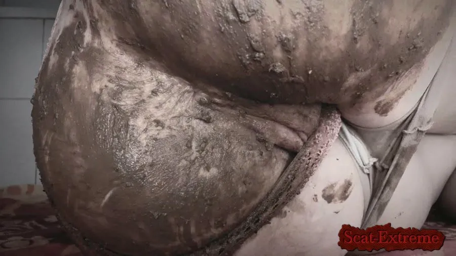 ShitGirl FullHD 1080p Pantypooping, with SCAT play [Farting, Solo]