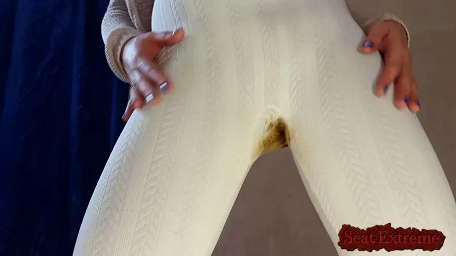 Anna Coprofield FullHD 1080p White Pants [Scat, Smearing]