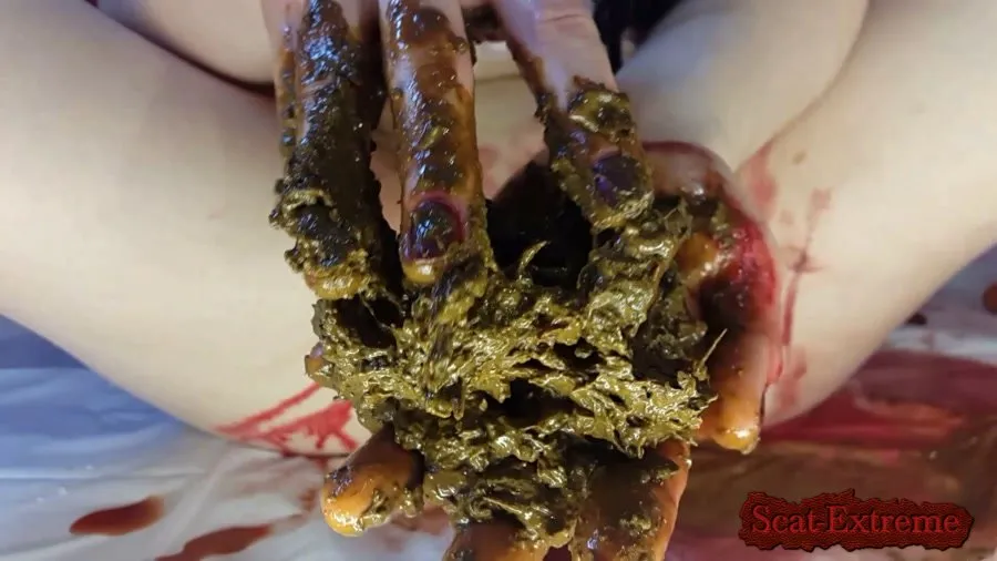 Anna Coprofield FullHD 1080p Shit and Blood Vol.4 Part 2 [Shitting Girls, Solo]