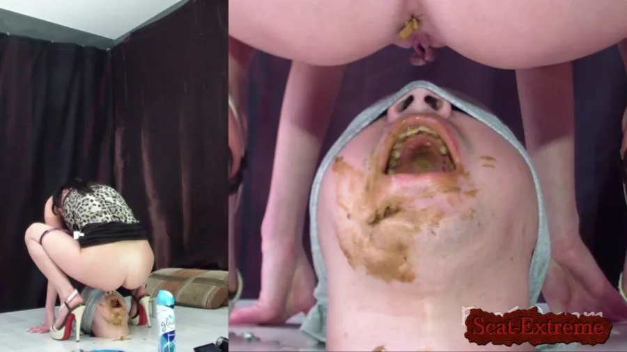 Yana, Christina, Amina HD 720p MilanaSmelly - Rapid swallowing of female shit without chewing [Scat, Femdom]