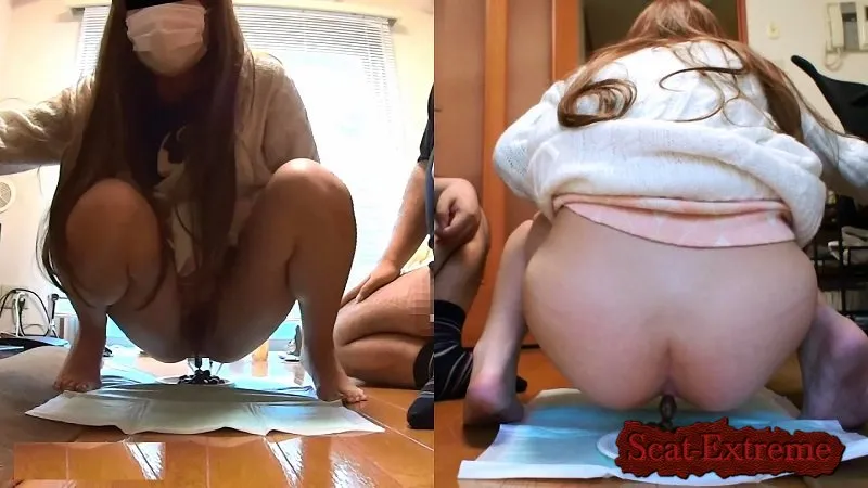 Pooping for the guy with cameras. FullHD 1080p [Jav Scat, Pooping]