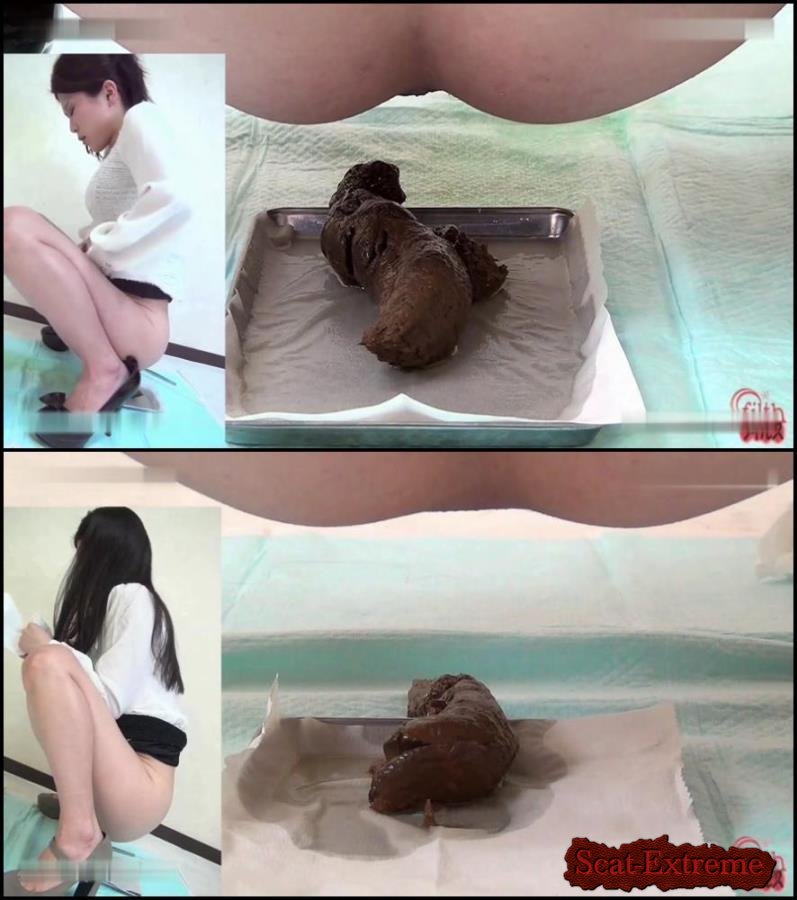 Appetizing ass girls natural pooping. FullHD 1080p [Defecation, DLFF-116, Closeup]