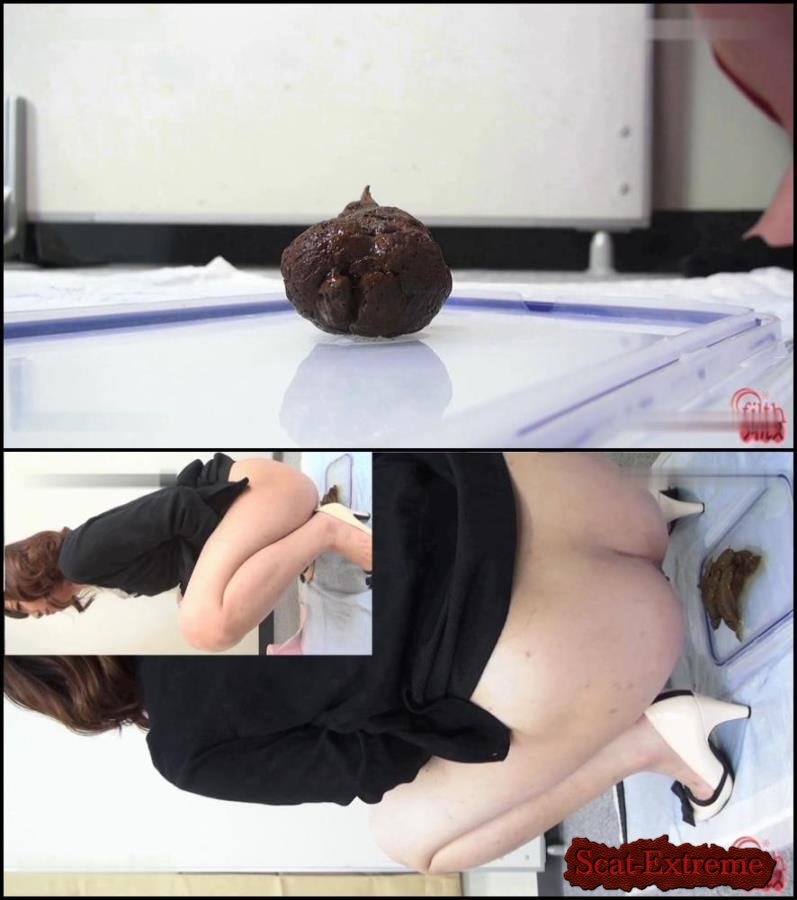 Spectacular girls pooping and test feces. FullHD 1080p [Defecation, DLFF-116, Closeup]