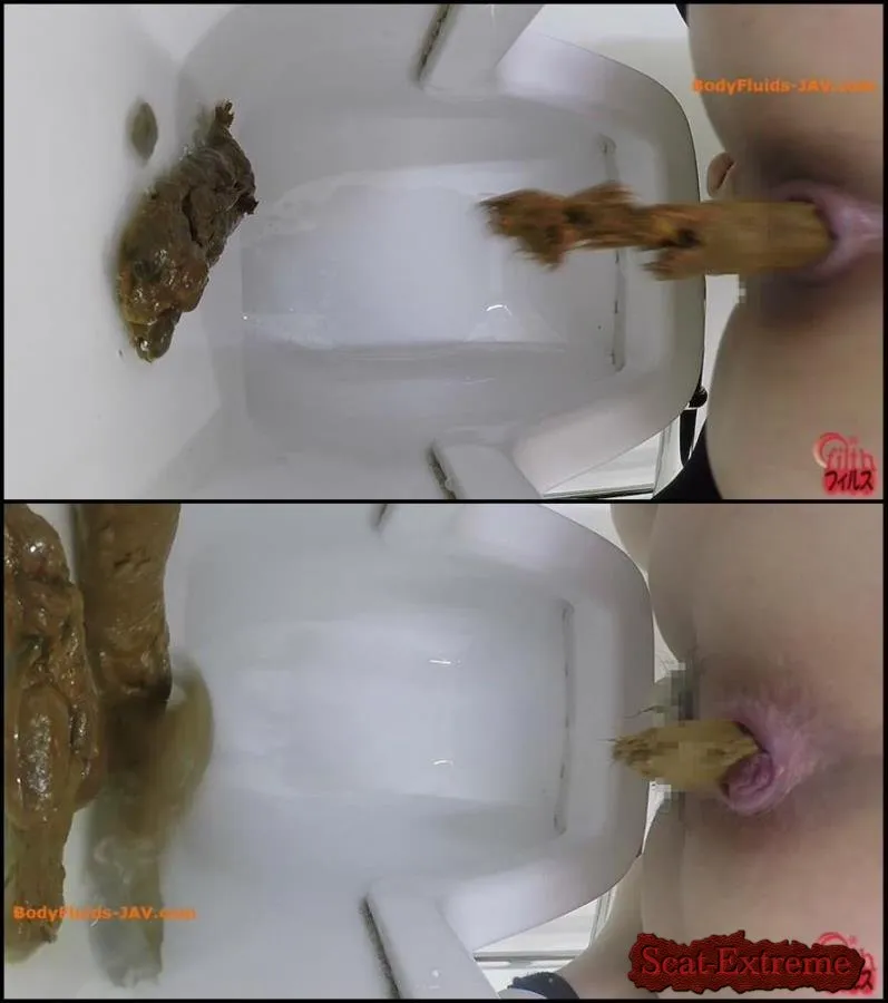 Filming shitting girls 4 viewing angles in a female toilet. FullHD 1080p [Defecation, Closeup]