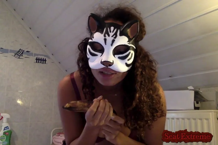 kinkycat HD 720p Banana Request video [Shitting, Masturbation]