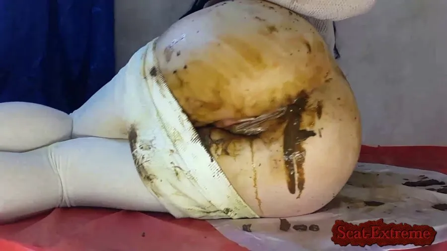 Anna Coprofield FullHD 1080p White Pants [Defecation, Extreme Scat]