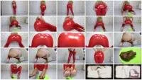 scatdesire FullHD 1080p Latex Shit Feet Smear [Shitting, Latex]