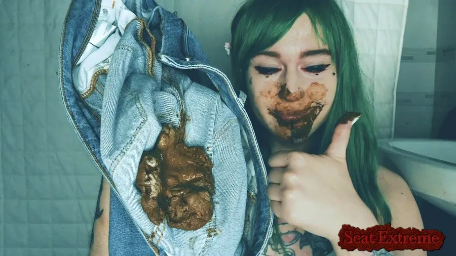 DirtyBetty FullHD 1080p FREAKY scat panty pooping play [Poop, Jean Pooping]