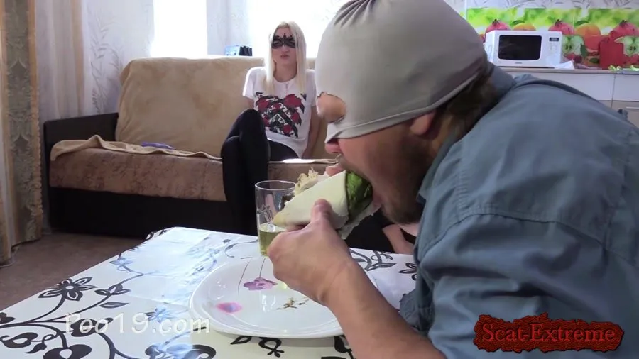 MilanaSmelly FullHD 1080p Shawarma stuffed with girls’ shit [Face Sitting, Shitting]