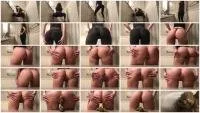 TinaAmazon UltraHD 4K Black leggings tease counter poop [Pee, Solo]