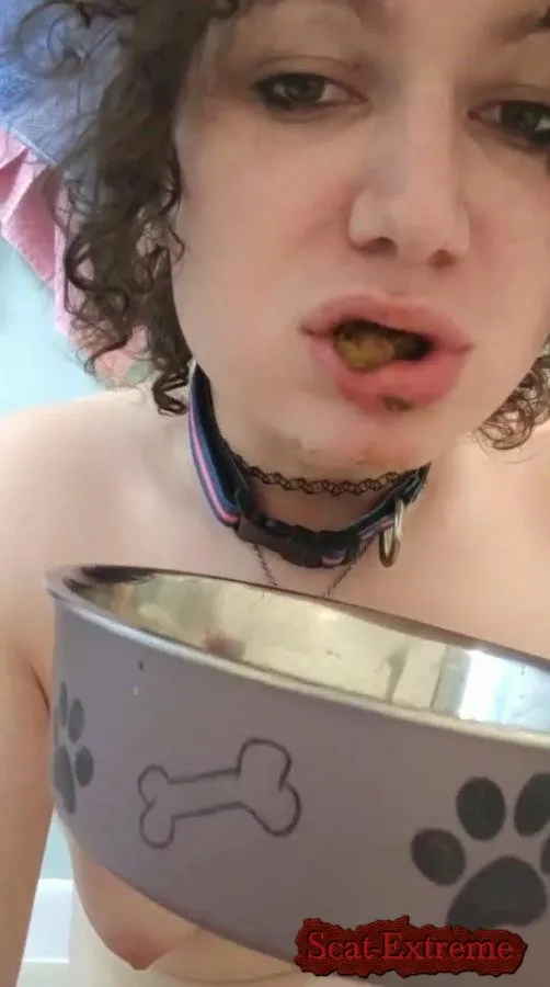 GoddessAndreea UltraHD 2K Kinky slut eat own shit part 1 [Defecation, Solo]