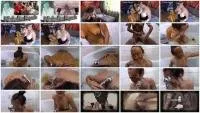 Mistress FullHD 1080p She covered in shit, she my toilet [Shitting, Scat]