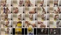 Lily FullHD 1080p Lily in stockings shit in a pot [Scatting Girl, Shitting Girls]