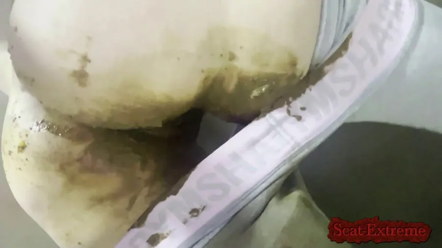 Thefartbabes FullHD 1080p Shark Gym Tights Ruined [Poop, Panties]