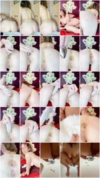 VibeWithMolly UltraHD 2K Poop anal plug and dildo fuck [Dildo, Scatting]