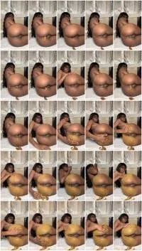 CutieSyren UltraHD 2K Smeared buttcheeks [Big Farting Girls, Poop Videos]