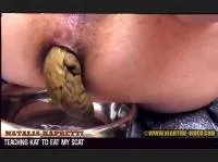 Natalia Kapretti, Kat, 1 male HD 720p NK06 - TEACHING KAT TO EAT MY SCAT [Scat Fuck, Blowjob]
