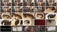 LittleDirtyPrincess FullHD 1080p Ella clogs the toilet with a big load [New scat, Solo]