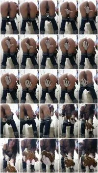 CherryPie UltraHD 2K Pooping with jeans [Extreme Scat, Poop]