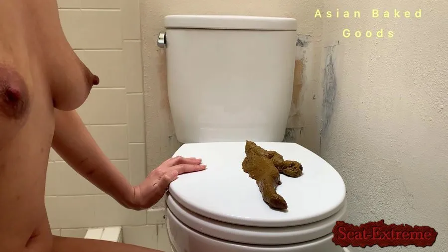 Marinayam19 FullHD 1080p Shit on The Toilet Cover, Back View [Big pile, Pee]