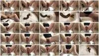 LittleDirtyPrincess FullHD 1080p Long smooth thick morning poop & bonus horny poop [Big pile, Toilet Slavery]