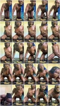 NadiaCream FullHD 1080p Creamy Shit Play Part 2 [Big pile, Toilet Slavery]