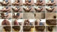 LittleDirtyPrincess FullHD 1080p Big thick poop and bright yellow pee in a bowl [Defecation, Pee]