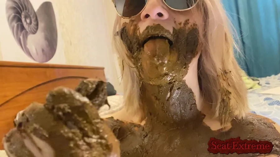 p00girl FullHD 1080p I chew and smear shit, nausea [Eat, Eating]