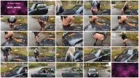Devil Sophie FullHD 1080p Fiercely shit on the hood - with this mess I go now [Hairy, Outdoor, Solo, Diarrhea, Milf]