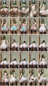 HolyCrap UltraHD 4K Smearing shit in the kitchen [Amateur, Shitting Girls]