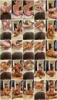 Scat Ella UltraHD 2K Ultimate Smearing + Pee and Poop Directly on Face [Pissing, Shit Eating]