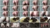 Tegan Brooke FullHD 1080p Poop and Pee on my Pizza Plate [Big pile, Scatting Girl]