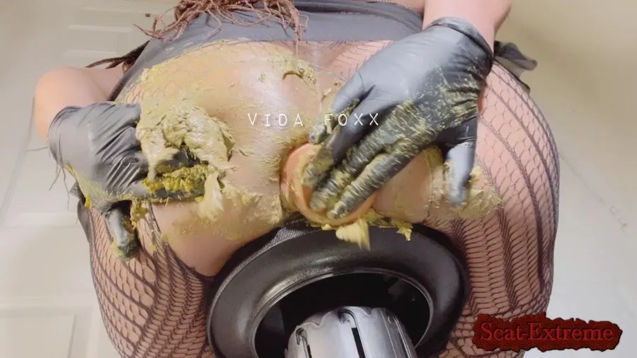 VidaFoxx FullHD 1080p Huge Shit with Smearing and Anal Penetration [Dildo, Masturbation]