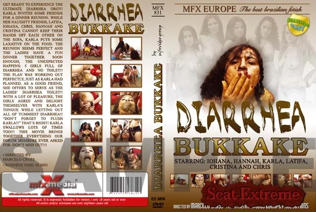 Chris, Hannah, Cristina, Latifa, Iohana Alvez, Karla DVDRip Diarrhea Bukkake MFX-831 [Shit Swallowing, Lesbian Scat]