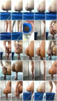 Siswet HD 720p Shower shit and smear [Amateur, Poop]