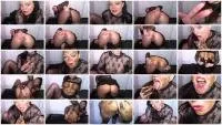 Evamarie88 FullHD 1080p Goth girls shitter goth girl chews shit [Defecation, Big Pile]
