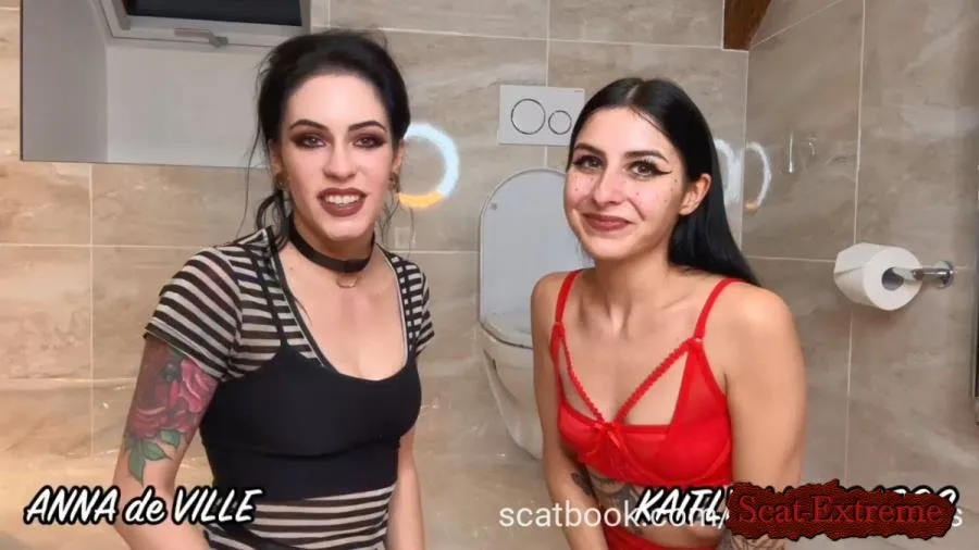 Kaitlyn Katsaros, Anna De Ville HD 720p 1st Scat Scene [Gagging, Foot]