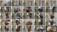 MissAnja FullHD 1080p Scat Body Smear With Rubber Gloves On [Scatting Girl, Big pile]