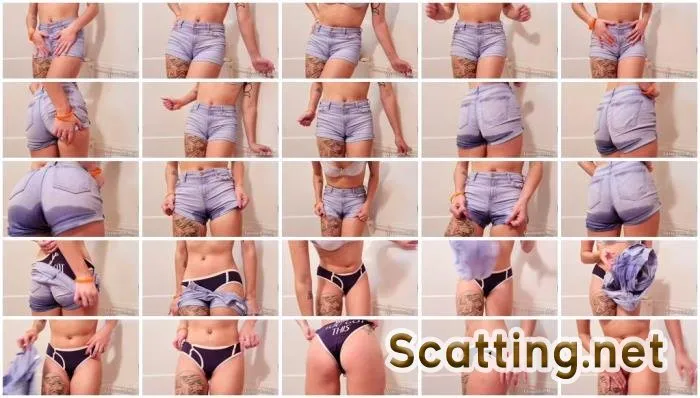CassandraMay UltraHD 4K Pissing my jean Shorts [Piss, Efro]