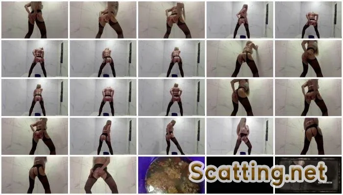 Thefartbabes FullHD 1080p Plop in bucket custom [Defecation, Blonde]