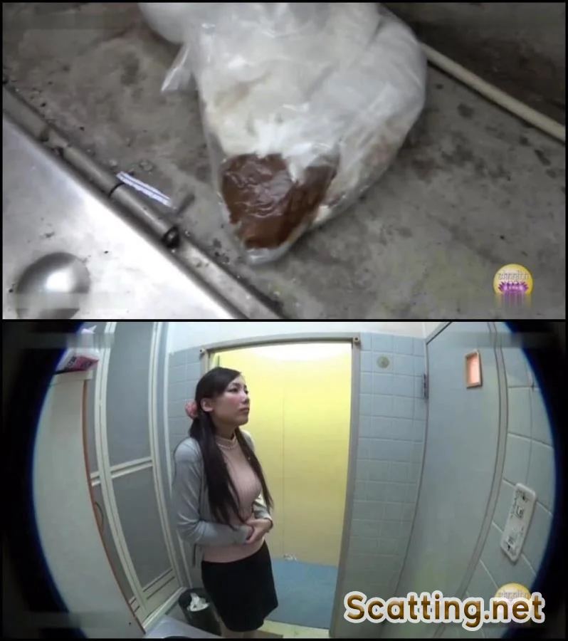 Blocked toilet girls accident defecates in public. (DLSL-100 / Defecation)  [FullHD 1080p/ BFSL-01] 763 MB