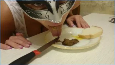Extreme Scat with Brown Wife in I Eat Shit With Bread