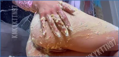 KnkyKttn97 Pushes Taboo Scat to the Limit with Brutal Anal in Booty Cake from DepScat