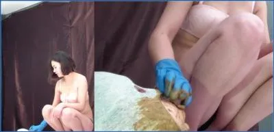 Extreme Scat Domination with Milana Smelly in Russian Coprophilia vid